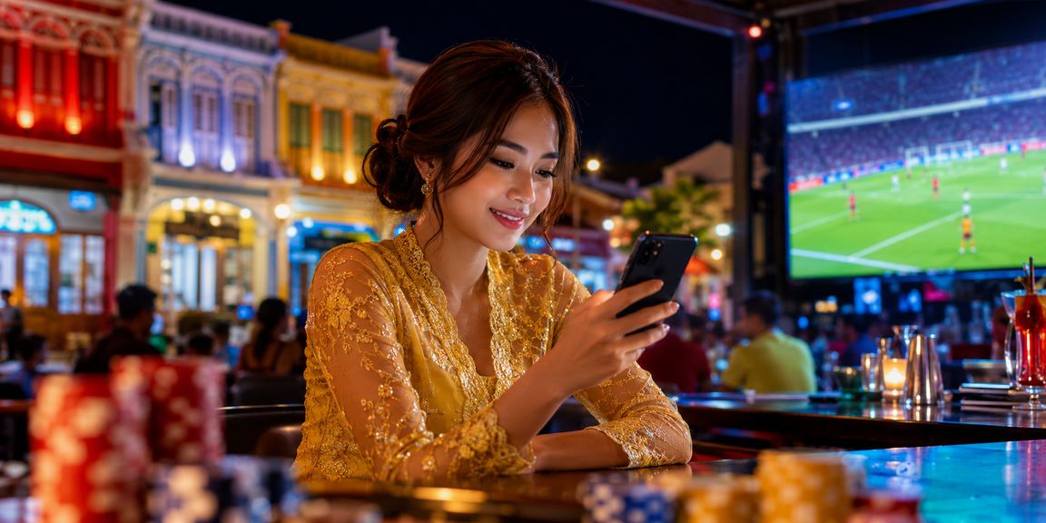 Pertaruhan bola sepak dan jackpot di Pulau Pinang gaya kebaya